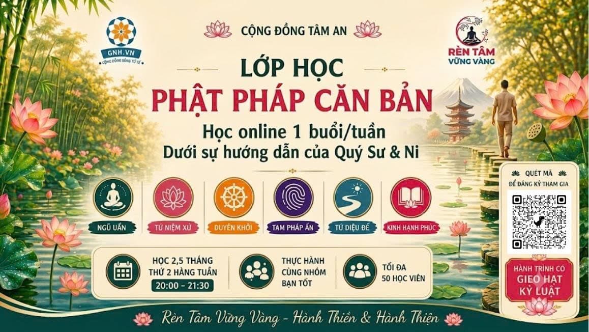 🌿 HỌC PHẬT PHÁP CĂN BẢN